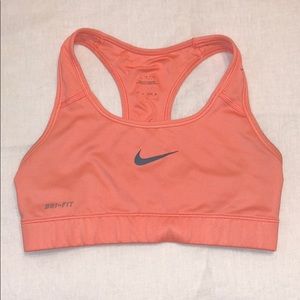 Nike Pro Dri-Fit Sports Bra, Coral